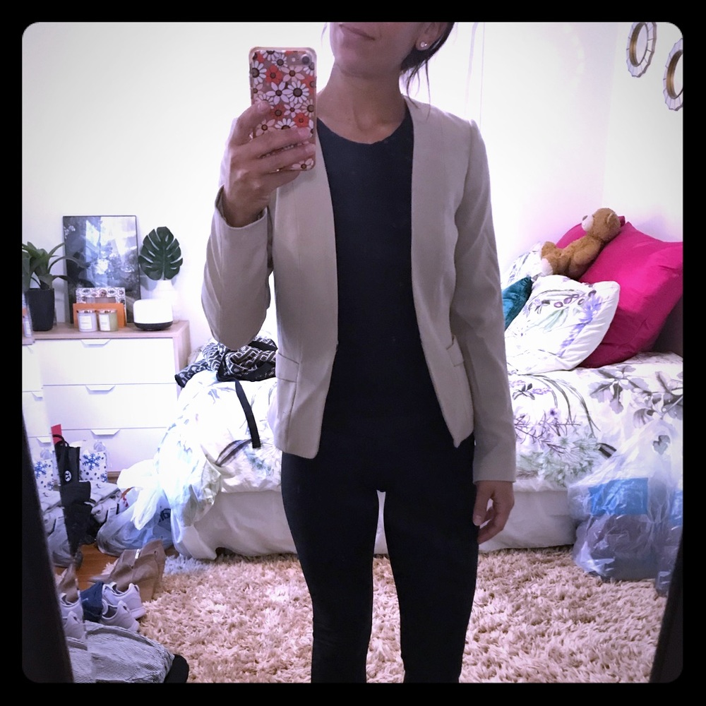 H&M stone blazer